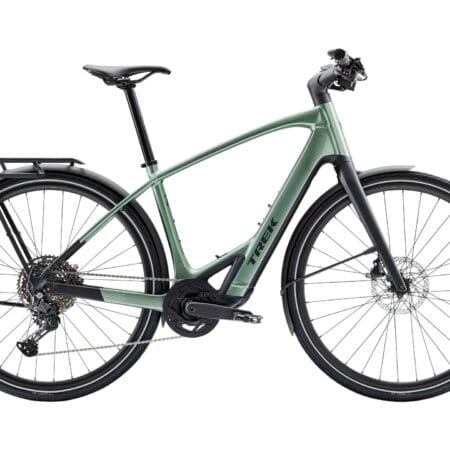 2026 Trek FX+ 7 Electric Bike In Lichen Green Gloss