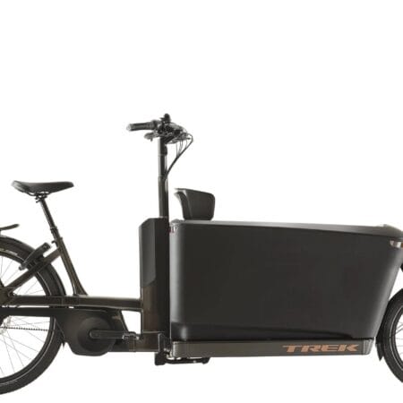 2026 Trek Fetch+ 4 Electric Cargo Bike With Belt Drive Carry Up To 5 Kids In Dnister Black Or Lava Red
