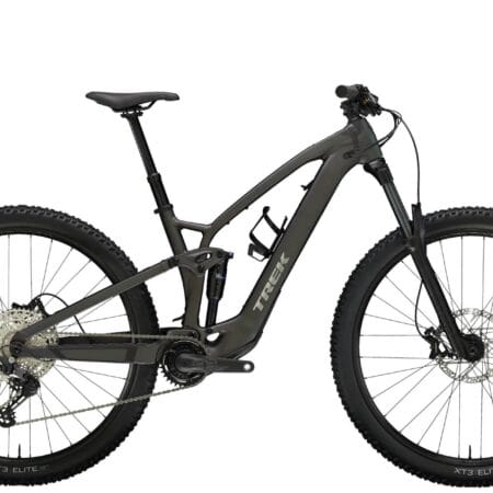 2026 Trek Fuel EXe 5 Electric Full Suspension Mountain Bike In Matte Dnister Black