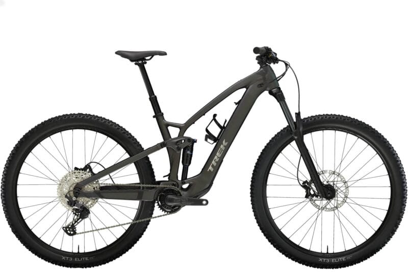 2026 Trek Fuel EXe 5 Electric Full Suspension Mountain Bike In Matte Dnister Black