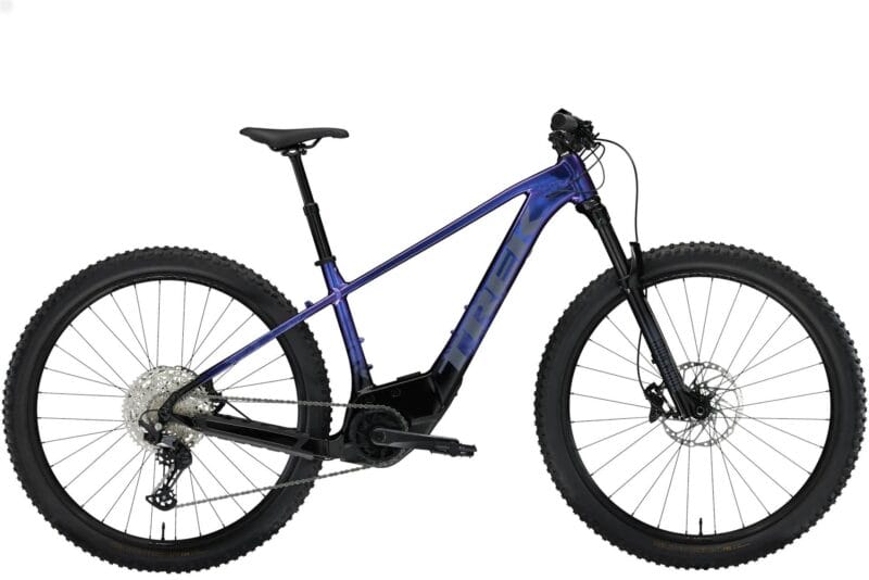 2026 Trek Marlin+ 8 Electric Hardtail Mountain Bike In Purple Flip to Black Fade