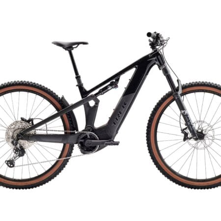 2026 Trek Powerfly FS+ 6 Gen 4 800Wh Electric Full Suspension MTB In Gloss Dark Star & Matte Dark Web
