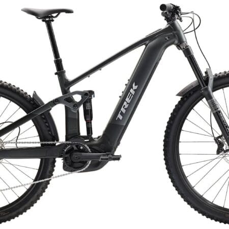 2026 Trek Rail+ 5 Gen 5 Electric Full Suspension Mountain Bike In Lithium Grey