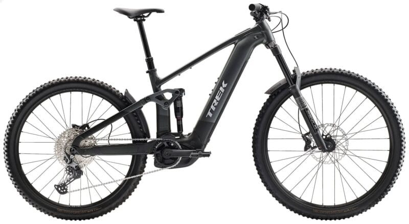 2026 Trek Rail+ 5 Gen 5 Electric Full Suspension Mountain Bike In Lithium Grey