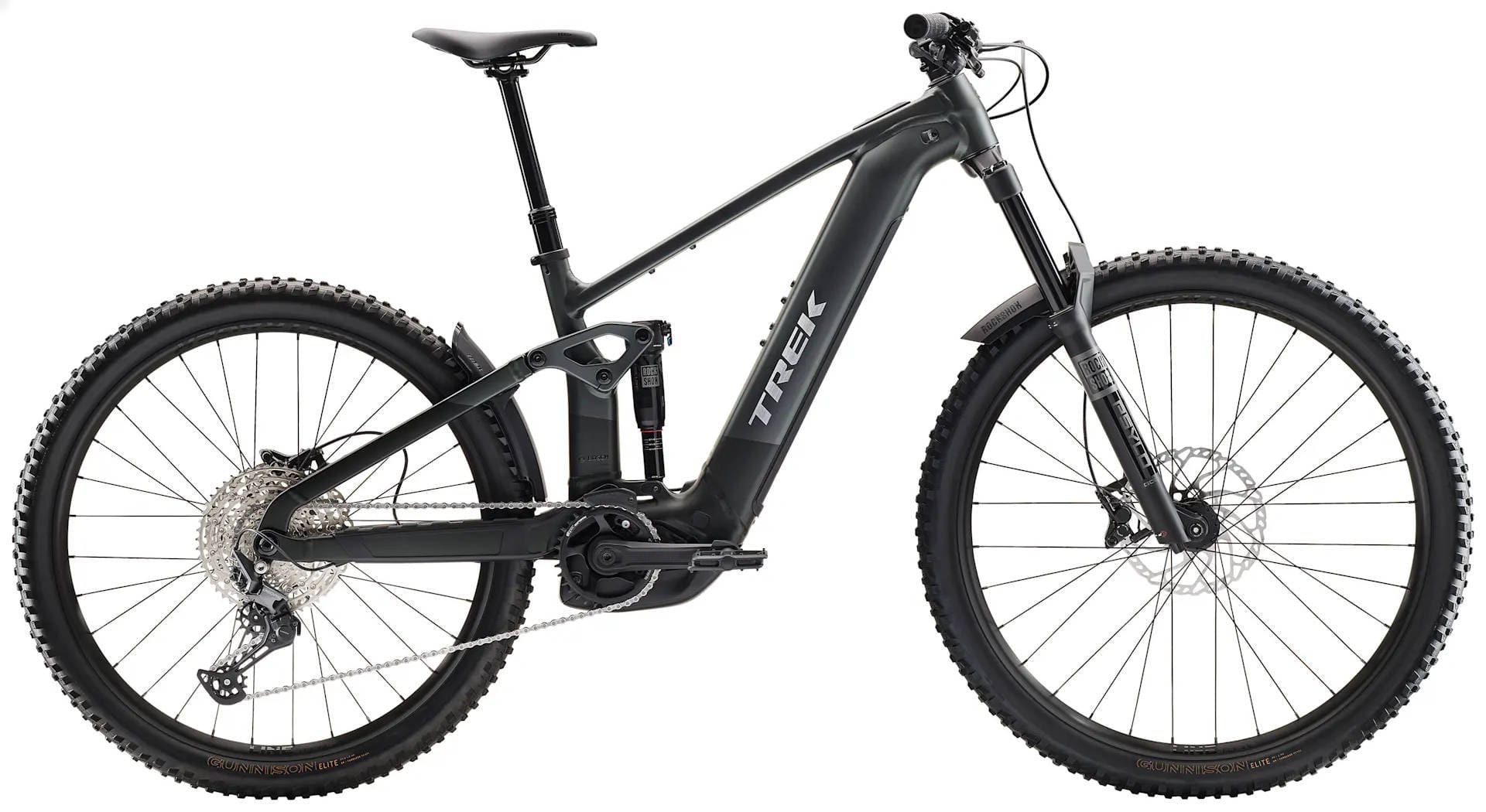 2026 Trek Rail+ 5 Gen 5 Electric Full Suspension Mountain Bike In Lithium Grey