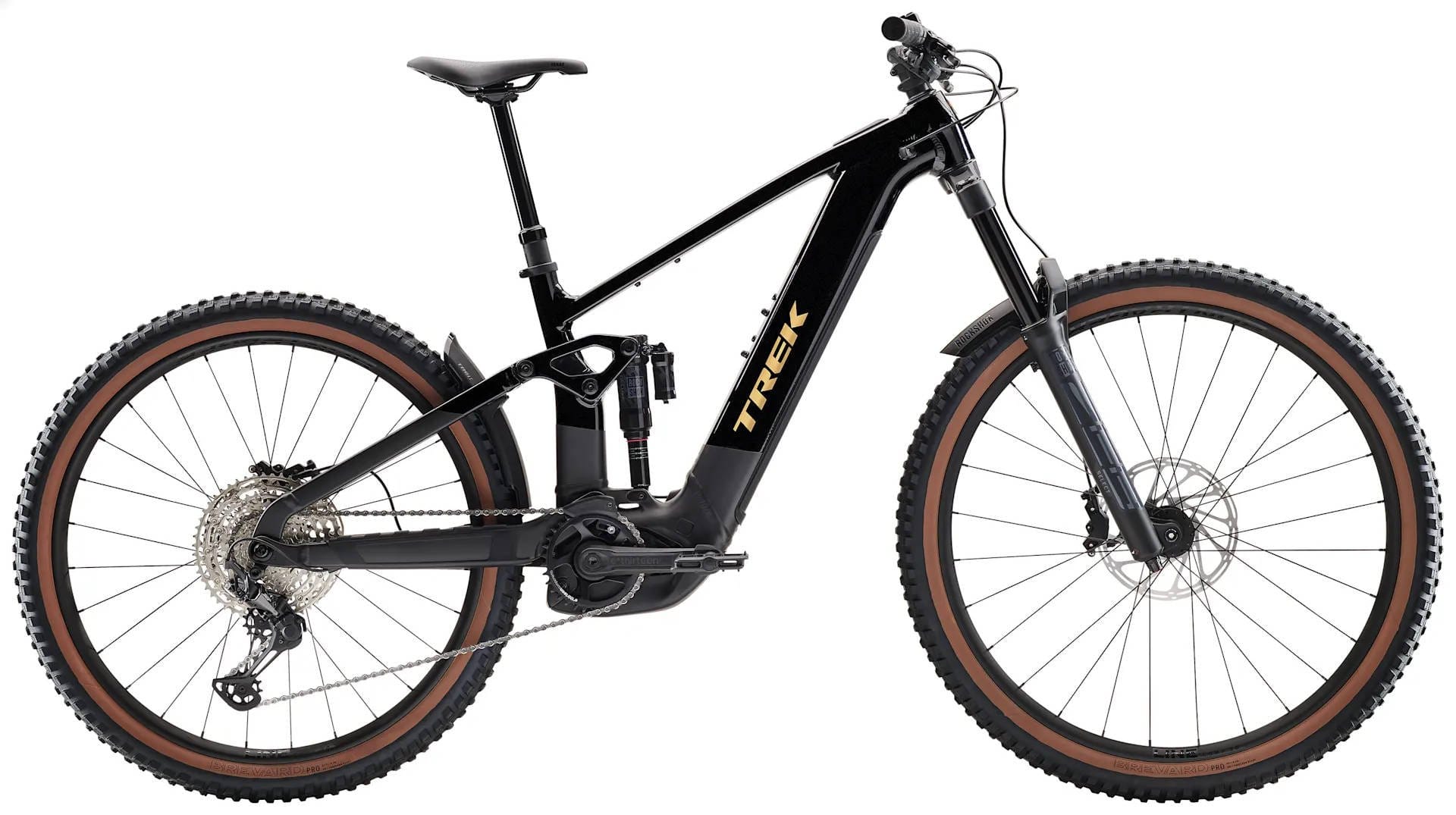 2026 Trek Rail+ 8 Gen 5 Electric Full Suspension Mountain Bike In Dark Star