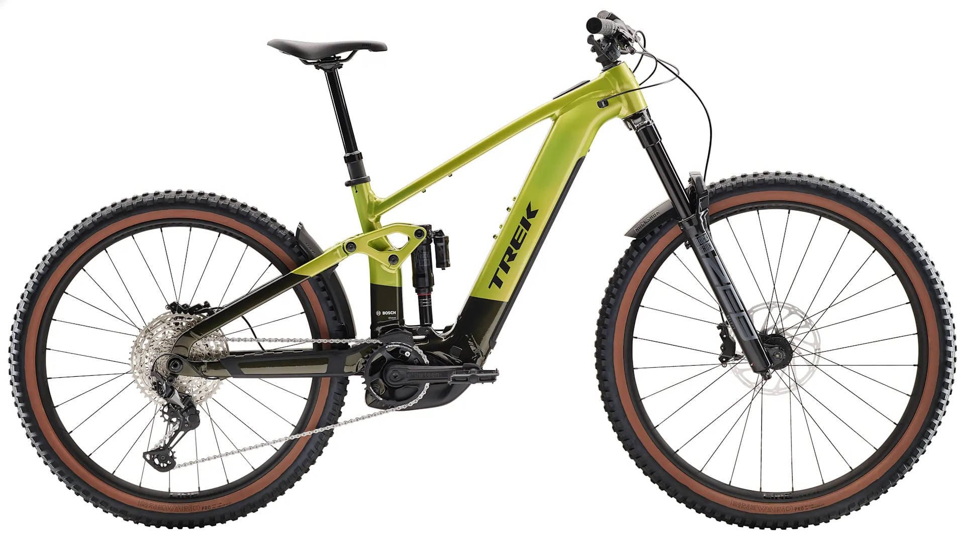 2026 Trek Rail+ 8 Gen 5 Electric Full Suspension Mountain Bike In Powersurge