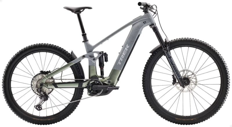 2026 Trek Rail+ 9.7 Gen 5 800Wh Electric Full Suspension Carbon MTB In Slate