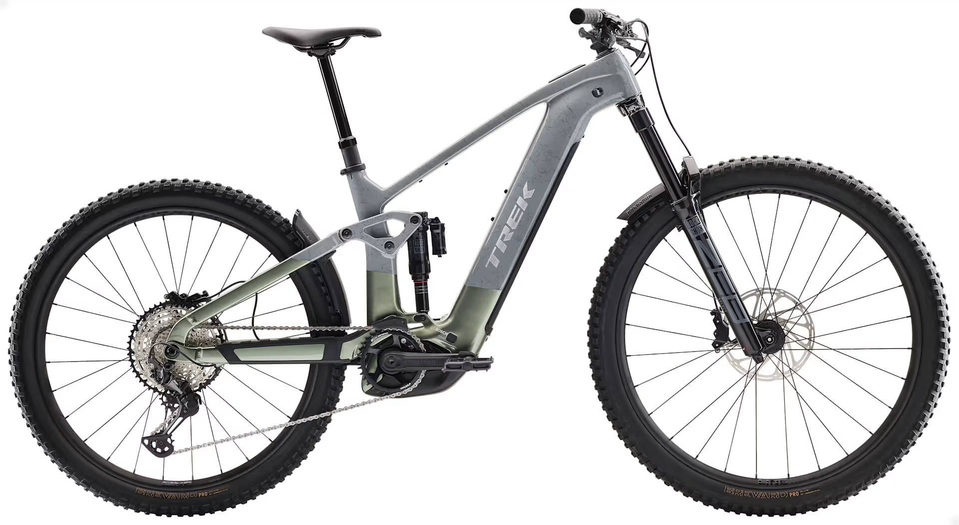 2026 Trek Rail+ 9.7 Gen 5 800Wh Electric Full Suspension Carbon MTB In Slate