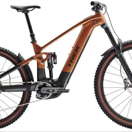 2026 Trek Rail+ 9.8 GX AXS T-Type Gen 5 800Wh Electric Full Suspension Carbon MTB In Pennyflake