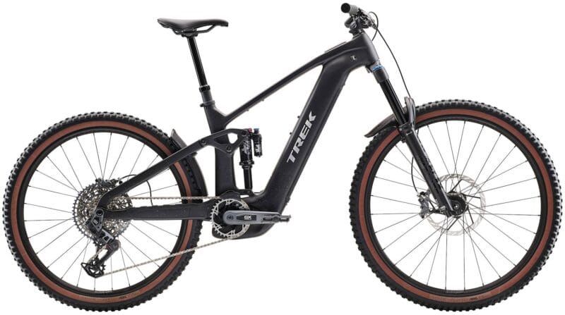 2026 Trek Rail+ 9.8 GX AXS T-Type Gen 5 800Wh Electric Full Suspension Carbon MTB In Deep Smoke