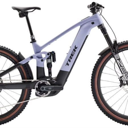 2026 Trek Rail+ 9.9 X0 AXS T-Type Gen 5 800Wh Electric Full Suspension Carbon MTB In Lavender Haze