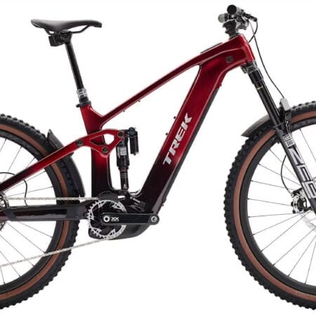 2026 Trek Rail+ 9.9 XX AXS T-Type Gen 5 800Wh Electric Full Suspension Carbon MTB In Red Smoke