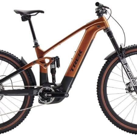 2026 Trek Rail+ 9.9 XX AXS T-Type Gen 5 800Wh Electric Full Suspension Carbon MTB In Pennyflake