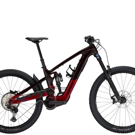 2026 Trek Slash+ 9.7 SLX/XT High Pivot Electric Full Suspension Mountain Bike In Red Smoke