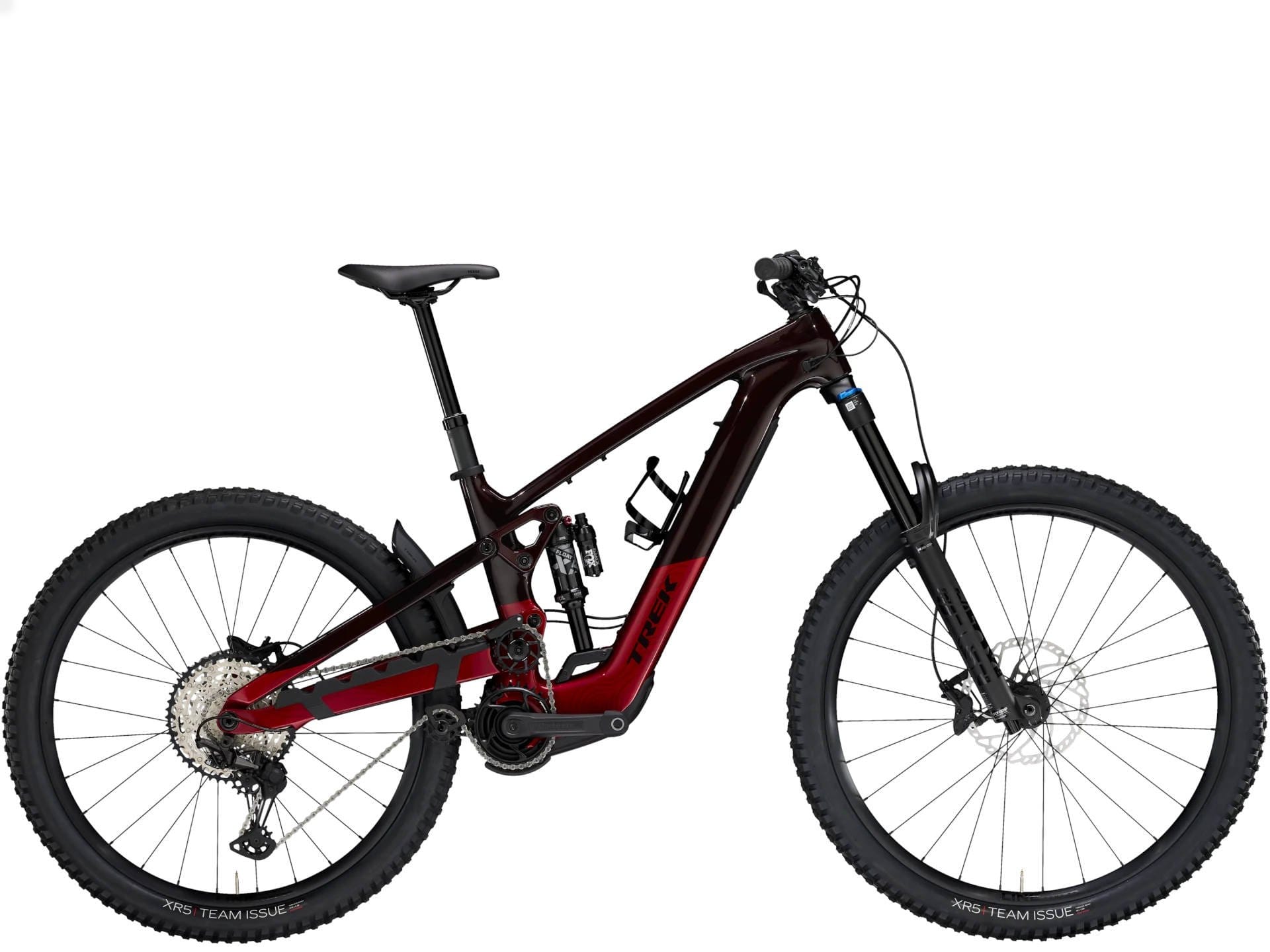 2026 Trek Slash+ 9.7 SLX/XT High Pivot Electric Full Suspension Mountain Bike In Red Smoke