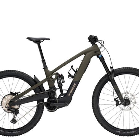 2026 Trek Slash+ 9.7 SLX/XT High Pivot Electric Full Suspension Mountain Bike In Olive Drab