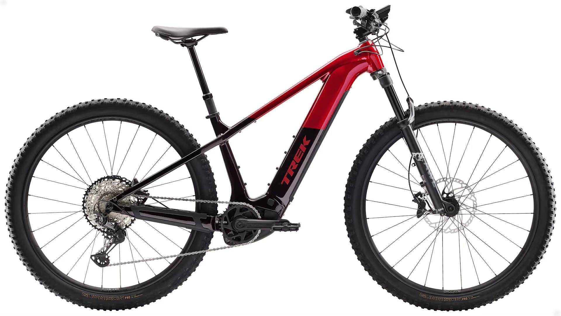 2026 Trek Powerfly+ 8 Gen 5 800Wh Electric Hardtail Mountain Bike In Crimson & Dark Carmine