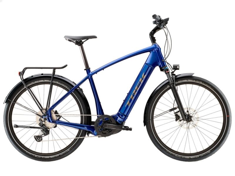 Trek Allant+ 7 Performance CX 625Wh Electric Bike In Hex Blue