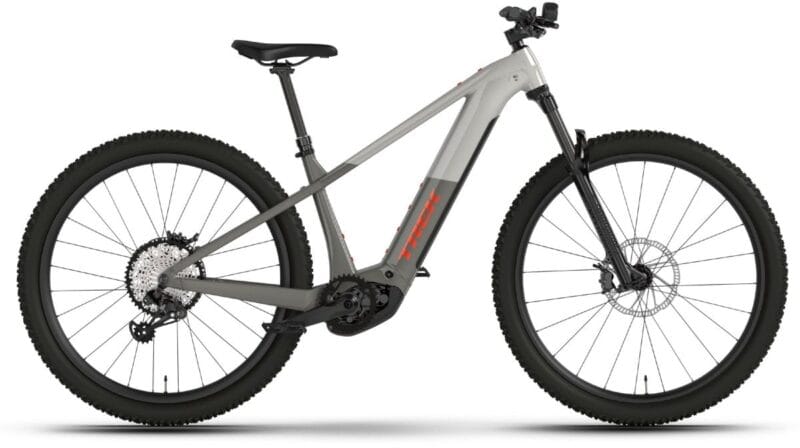 Trek Powerfly+ 6 Gen 5 800Wh Electric Hardtail Mountain Bike In Lunar Silver & Mercury
