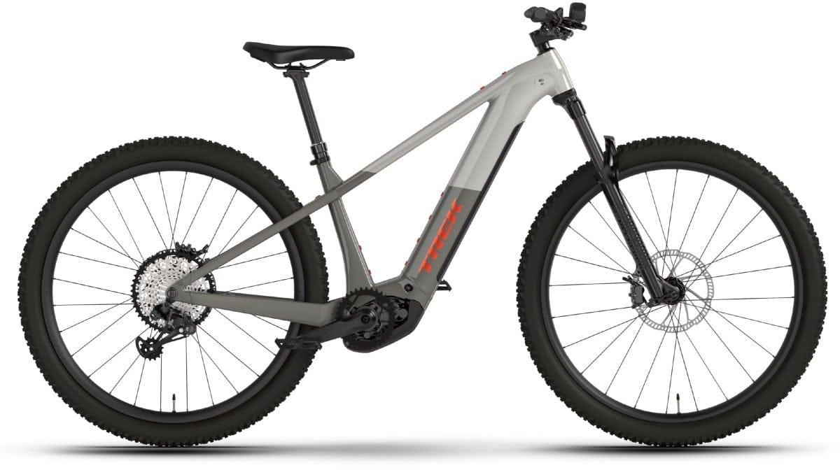 Trek Powerfly+ 6 Gen 5 800Wh Electric Hardtail Mountain Bike In Lunar Silver & Mercury