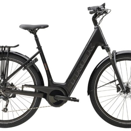 Trek Verve+ 3 Lowstep Performance 545Wh Electric Bike In Satin Trek Black