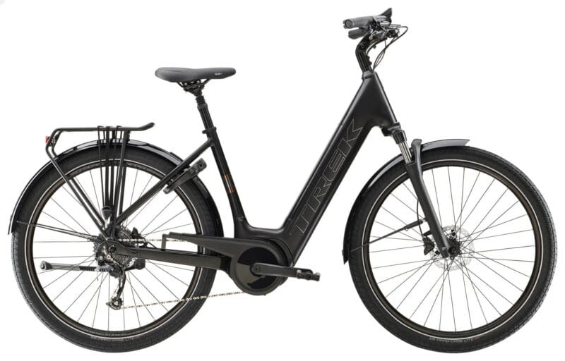 Trek Verve+ 3 Lowstep Performance 545Wh Electric Bike In Satin Trek Black