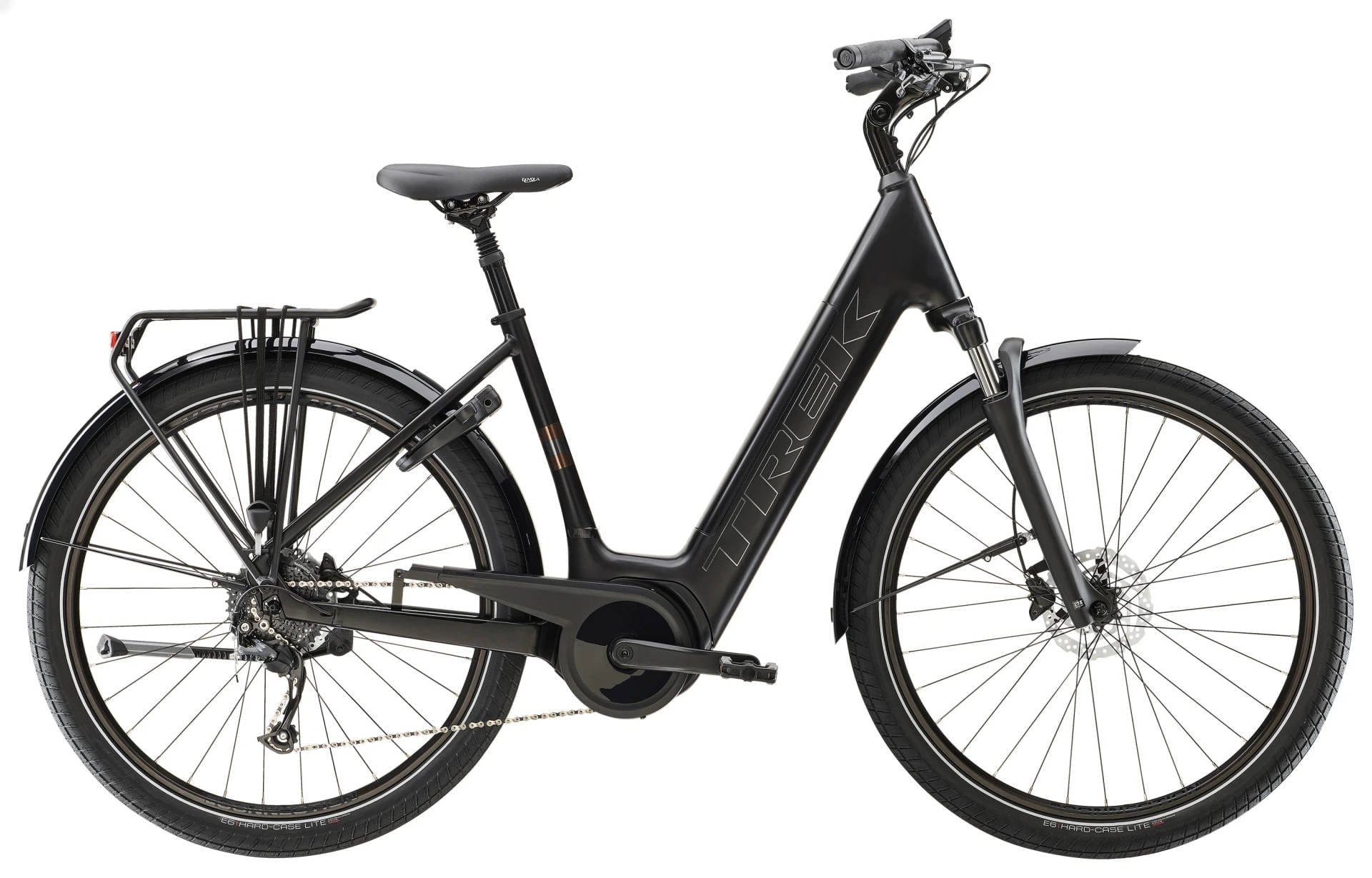 Trek Verve+ 3 Lowstep Performance 545Wh Electric Bike In Satin Trek Black