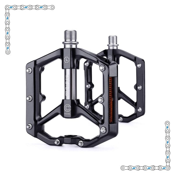 eBike Black Aluminum Pedals for Electric Bike